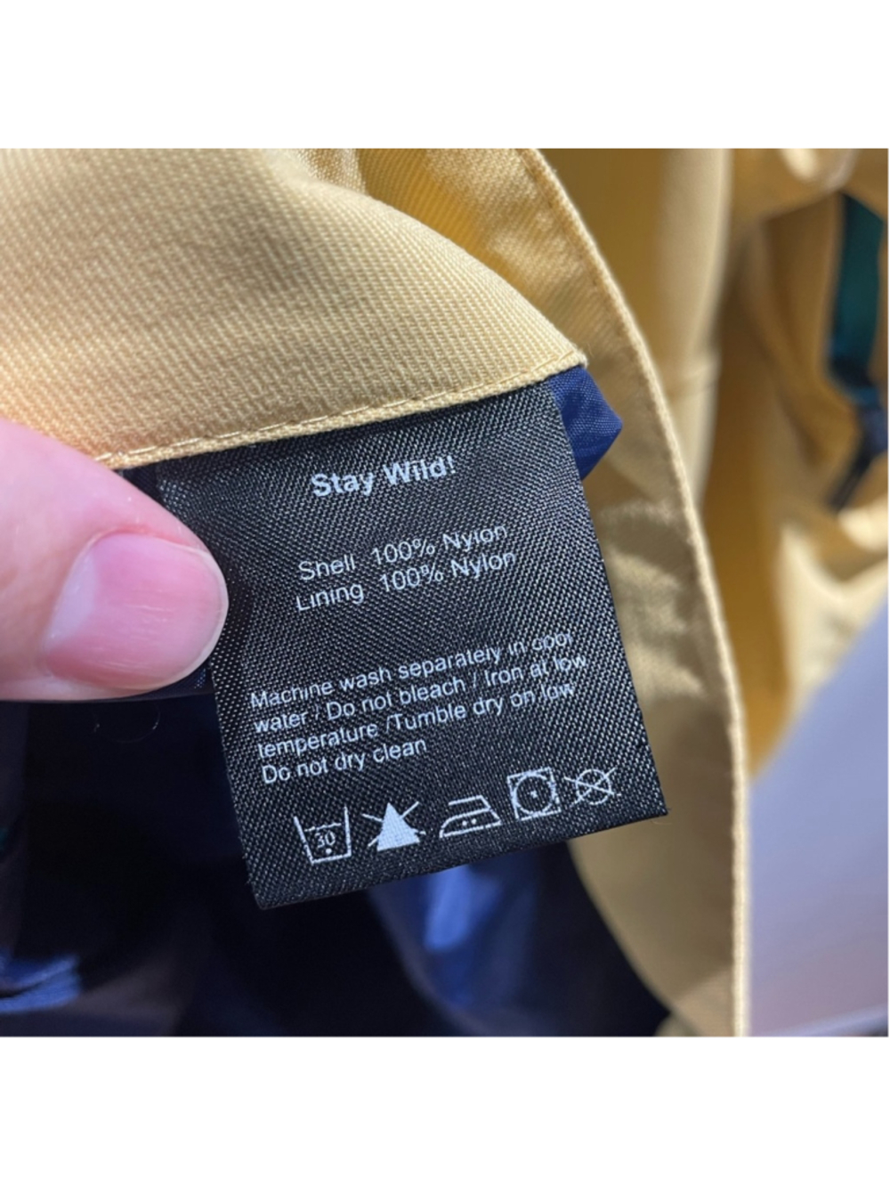 Airblaster Yellow Pullover Anorak Shell Size S - Picture 10 of 11